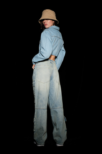 Signature 8 - Denim Cargo Jeans