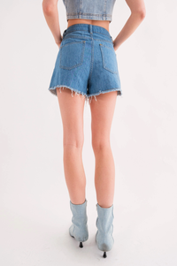 Signature 8 - Denim Colour block Shorts